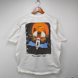 Vintage 90s Marlboro Indy 500 Pocket Racing T Shirt XL
